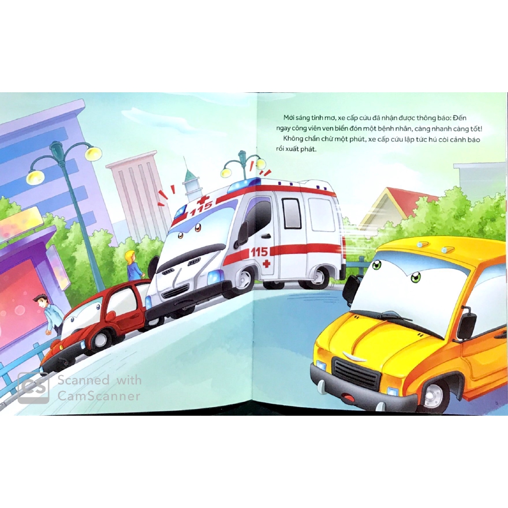 Sách - Những Chiếc Xe Hiệp Sĩ: Cảm Ơn Xe Cấp Cứu