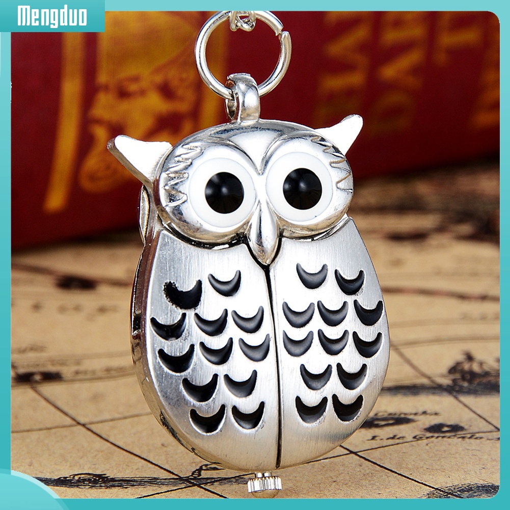 Đồng hồ bỏ túi thiết kế hình chim cú độc đáo