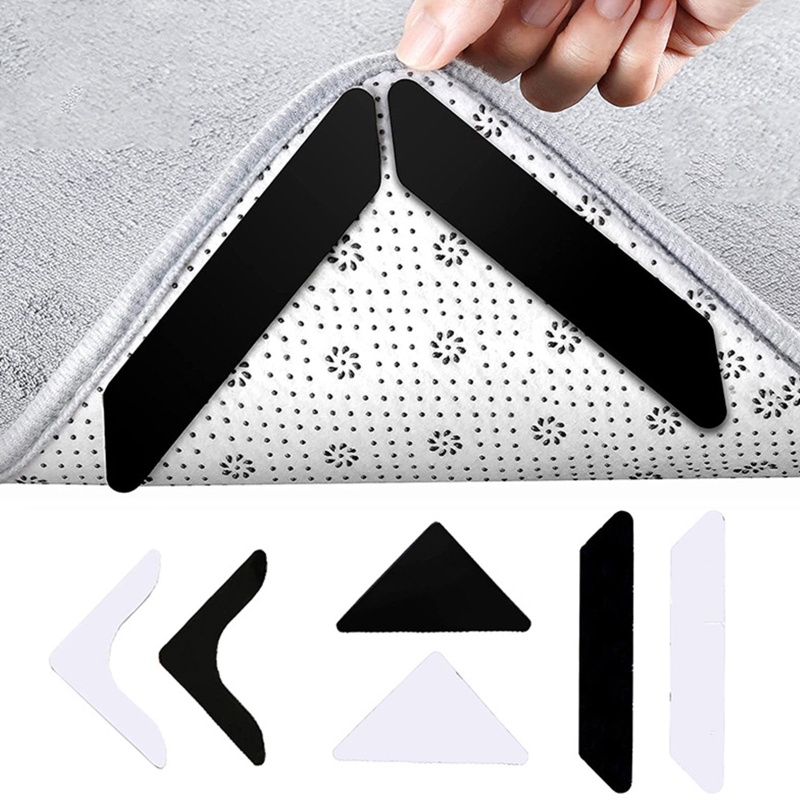 Set 8 Miếng Dán Thảm Chống Trượt Có Thể Giặt Lại Tiện Dụng