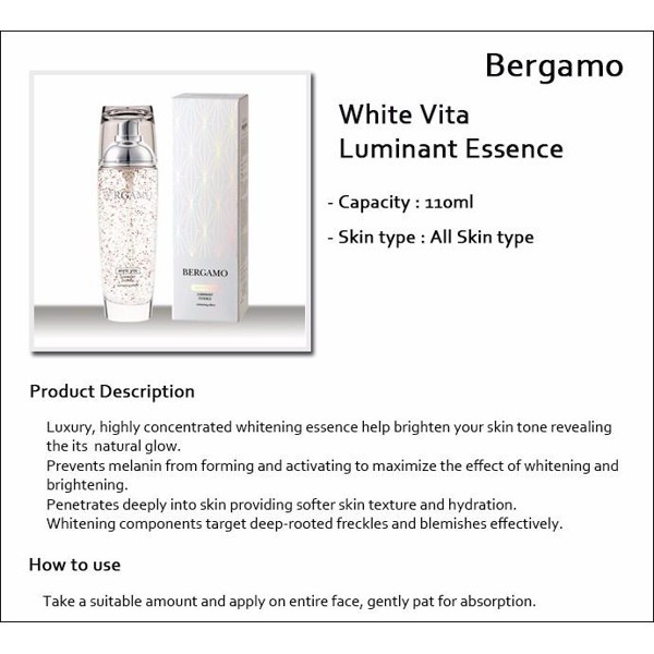 Serum Dưỡng Trắng Bergamo 110 ml