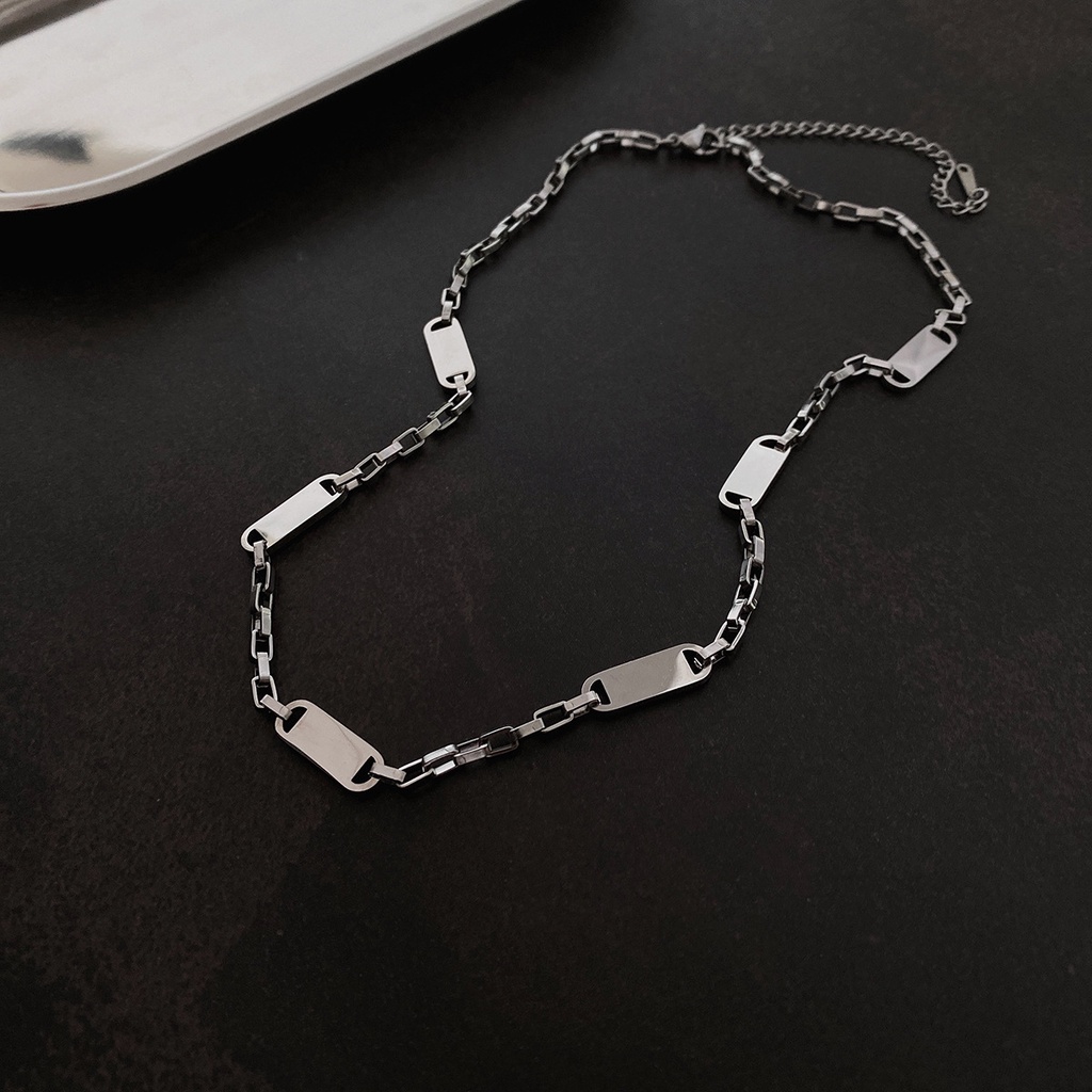Dây chuyền Nam Nữ Thép Titan Cá Tính - Vòng Cổ Xích Thép Không Gỉ