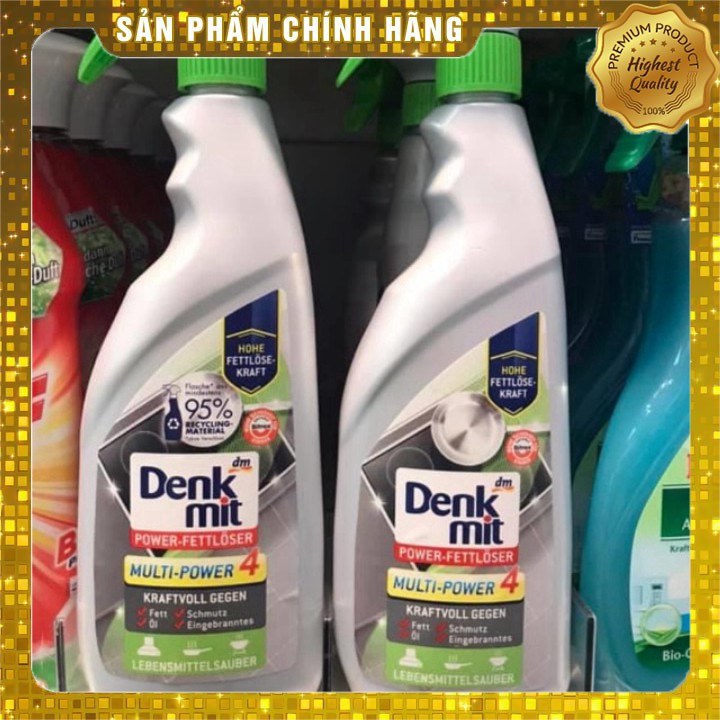 Chai xịt vệ sinh đồ bếp Denk mit Đức