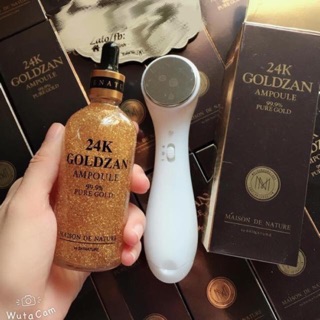 COMBO SERUM BỤI VÀNG GOLDZAN TẶNG MÁY MATXA ION