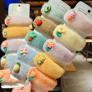 Kẹp tóc hàn quốc phối lông nhiều mẫu xinh xắn hot trend