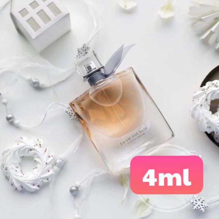NƯỚC HOA MINI NỮ LANCOME LA VIE EST BELLE 4ml CỦA PHÁP CHÍNH HÃNG