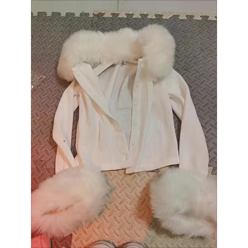 ORDER♥️Áo Len Tăm Cổ Tay Lông(ảnh thật)Fzsize Dưới 60kg