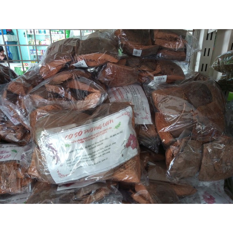 Xơ dừa miếng lớn đã qua xử lý (gói 250g)