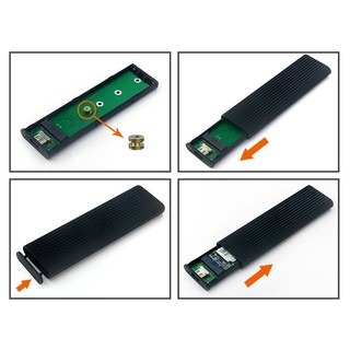 Box ổ cứng SSD M.2 PCIe NVMe USB3.1 type-C - BX43