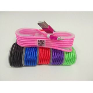 Cáp sạc iphone androi dây dù 1m4