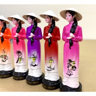 1 Tượng miss Việt Nam 12 cm vẽ thủ công
