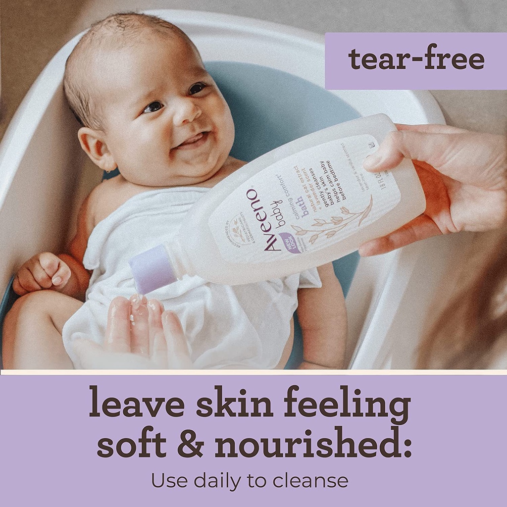 Sữa tắm cho bé  Aveeno baby hương Lavender 532ml