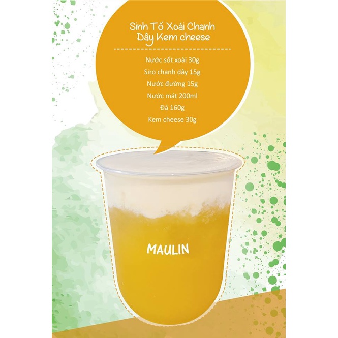 Sốt Xoài Daly/Maulin 1.3KG/Siro Xoài Đài Loan/ Siro Xoài Ông Già