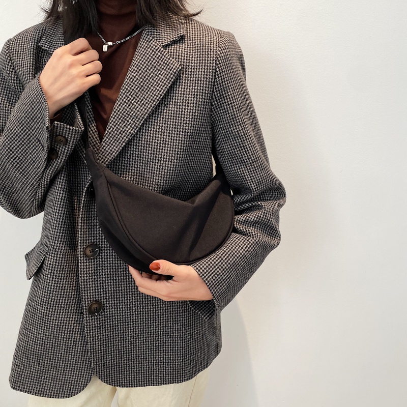 Túi đeo chéo một bên một bên vai bằng vải bạt cỡ nhỏ thời trang mới dành cho nữ 2021