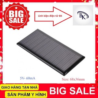 Pin năng lượng mặt trời 5V 68x36mm - Pin 5V 0.3w 68x36