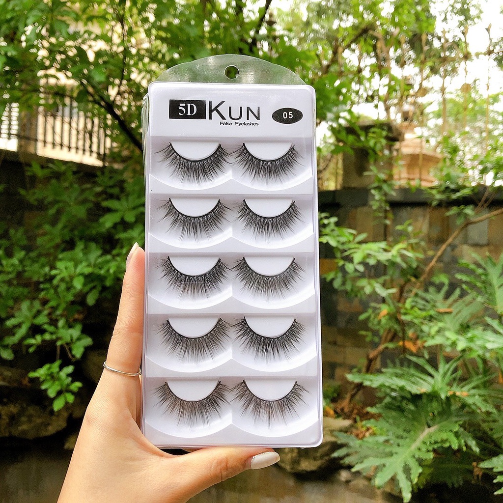 Hộp 5 cặp mi giả Kun 5D
