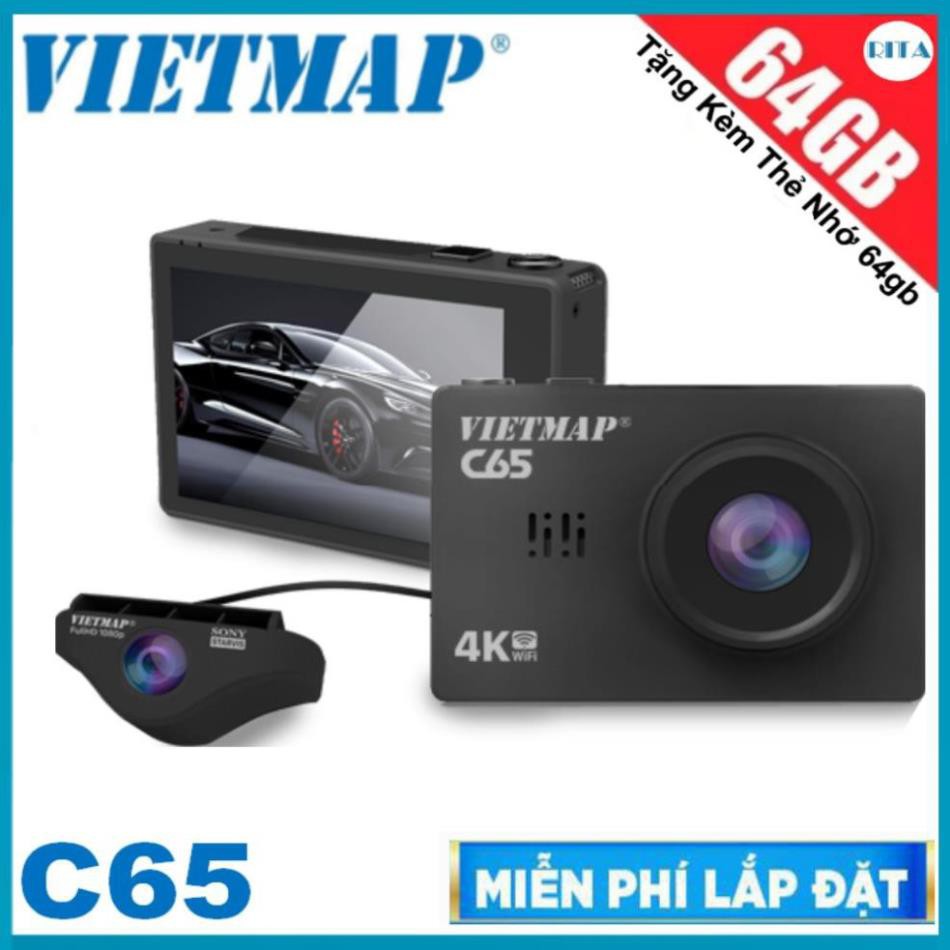 Camera Hành Trình Vietmap C65 (Tặng Kèm Thẻ 32Gb)