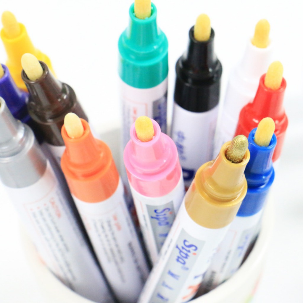 Bút dạ arylic Bút sơn PAINT chống nước vẽ đánh dấu sáng tạo dùng trên mọi chất liệu ST459