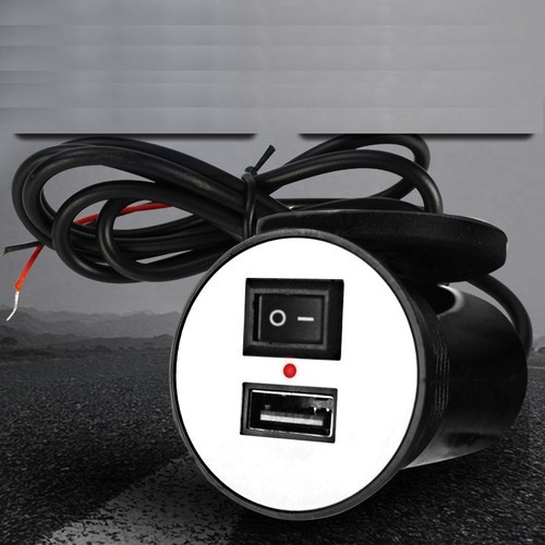 Bộ sạc điện thoại trên xe máy chống nước có công tắc tiêu chuẩn- DTM Store