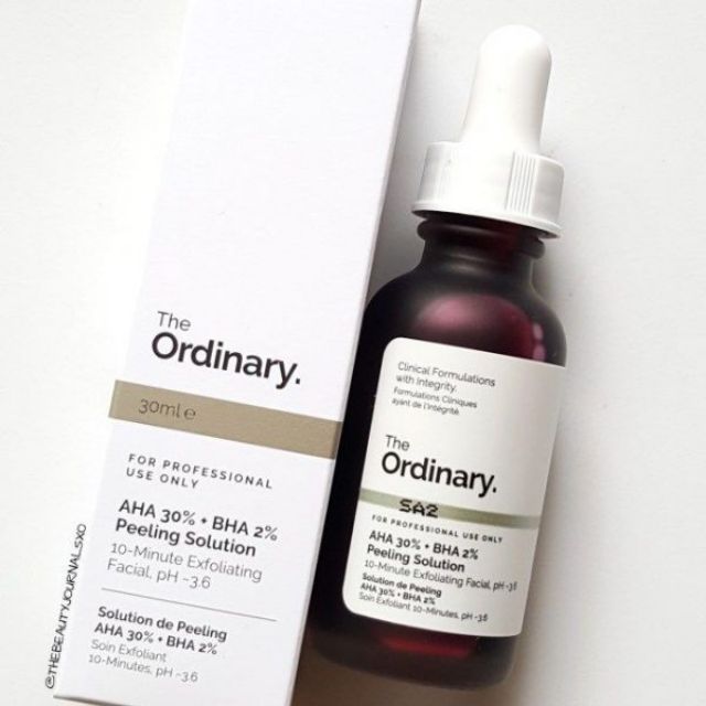 The Ordinary AHA 30% + BHA 2% Peeling Solution