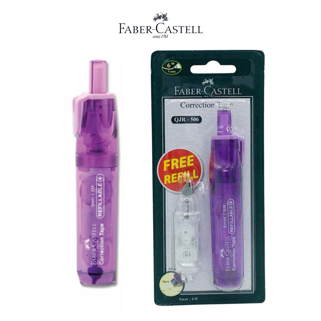 Bút Xoá Kéo Bấm Faber-Castel 6M +1 Refill