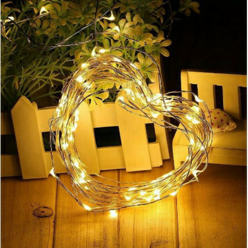 Dây đèn led xài pin 3A dài 3m-10m .