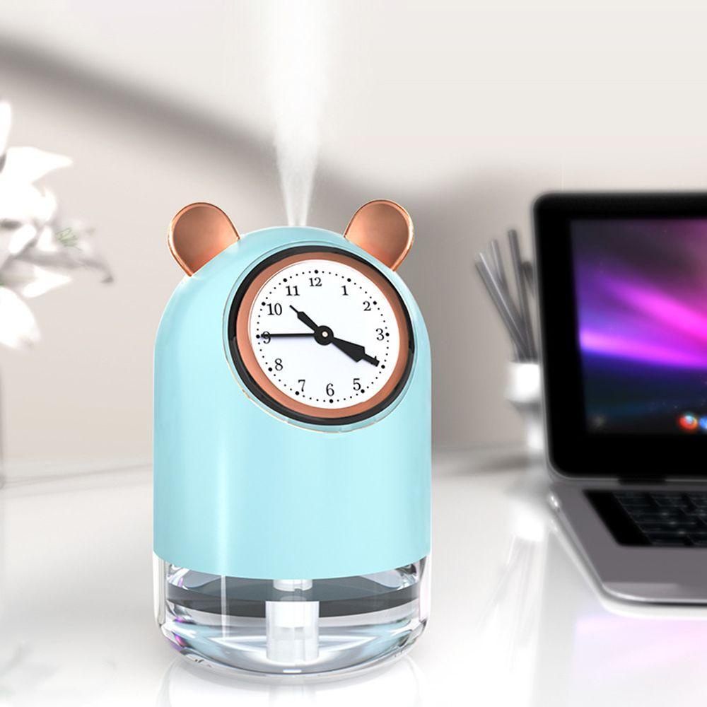 KRNY Máy Phun Sương Tạo Ẩm Không Khí Có Đèn LED Hình Đồng Hồ Dễ Thương