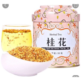 Trà hoa quế  quế hoa trà hoa mộc chính hãng nguyên hộp như hình