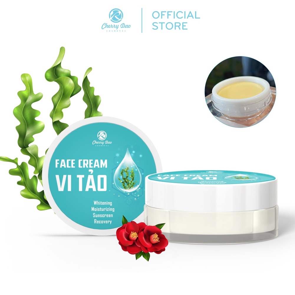 Kem dưỡng trắng da mặt dưỡng ẩm chính hãng Vi Tảo Hàn Quốc CRD Cherry Đào 5G