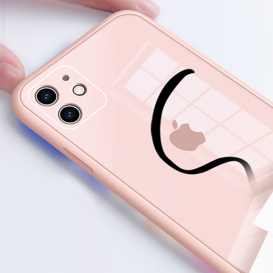 Ốp điện thoại tích hợp kính cường lực cho iPhone 11 Pro Xs Max 7 8 Plus 7 + 8 + 6 6s 6plus X Xr Xs Max 11 11pro Se 2020 | BigBuy360 - bigbuy360.vn