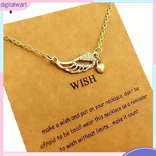 Dây chuyền hợp kim kèm thẻ trang trí thời trang nữ dễ thương xinh xắn