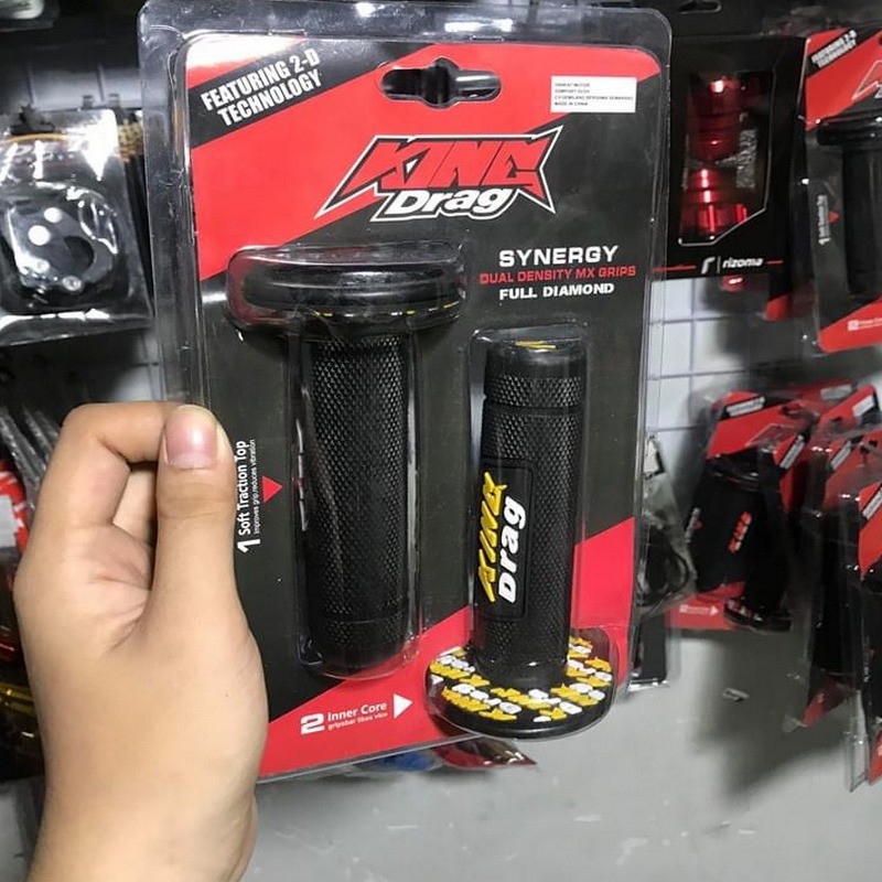 (Mới lạ) Cặp bao tay xe máy, bao tay lái xe máy CAO SU ÊM ÁI phong cách cá tính chữ KING gắn các dòng xe HONDA YAMAHA