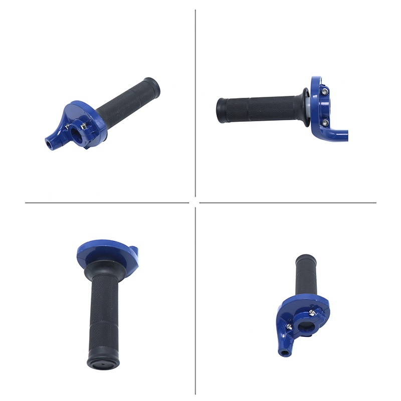 MOTOPARTS SHOP 7/8" Quick Throttle Handle Grip with Cable Universal Handlebar for Motorcycles Dirt Bike