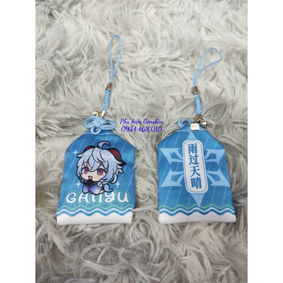Túi phước aka Bùa may mắn Omamori Genshin Impact buff may mắn khi gacha cho bạn ^^