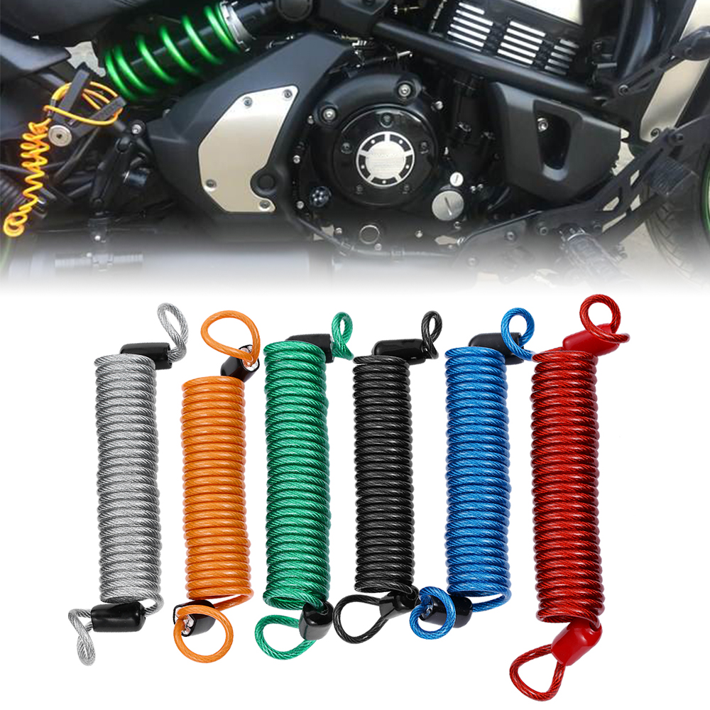 Dây Lò Xo Nhắc Nhở Khóa Đĩa Chống Trộm Xe Máy Scooter 150cm