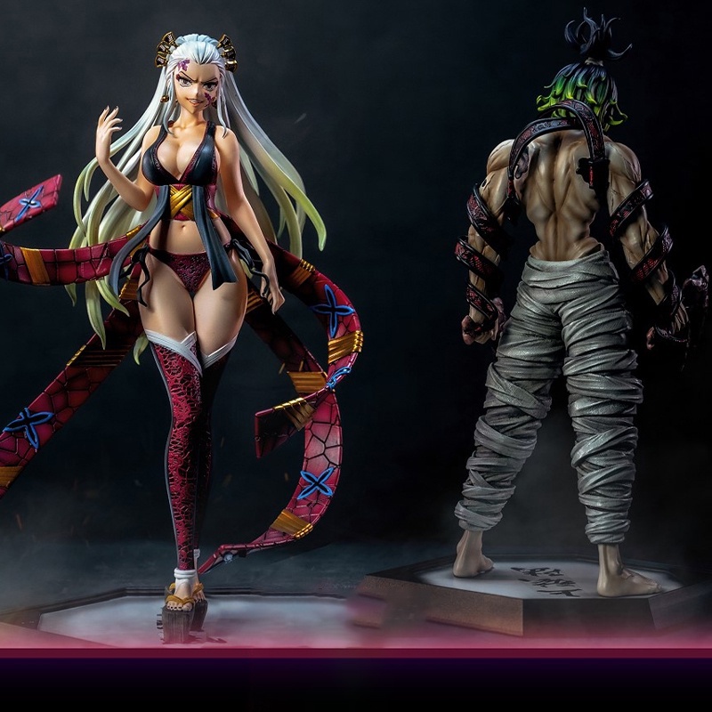 Mô Hình Nhân Vật Anime Demon Slayer Kimetsu no Yaiba Kokushibou Bằng PVC