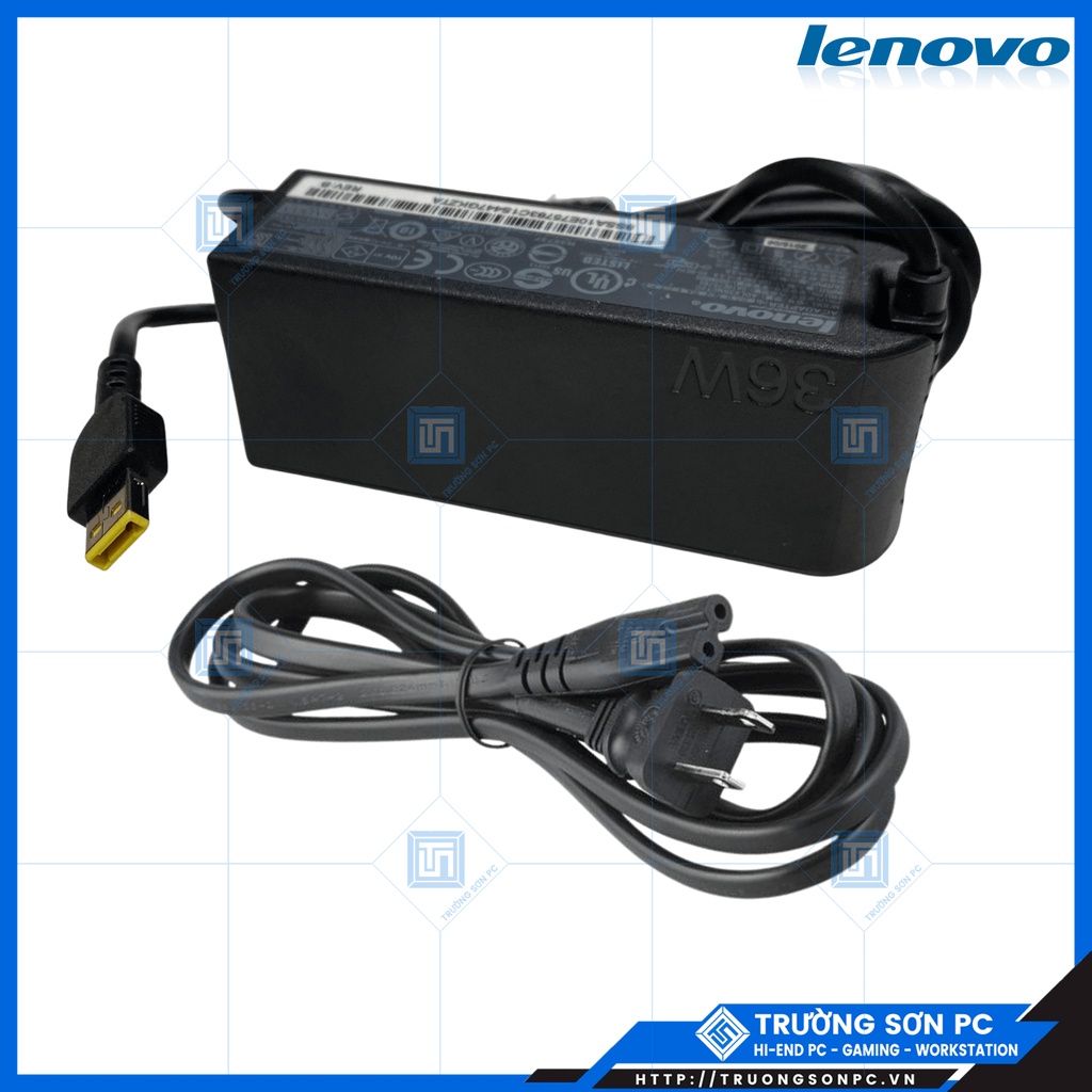 Sạc Laptop LENOVO 12V 3A 36W Thinkpad Helix 2, Helix Sạc Zin Cao Cấp | Tặng Kèm Dây Nguồn