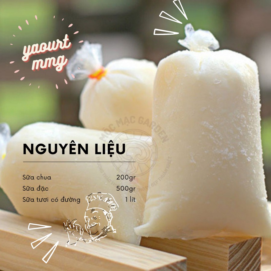 Now ship_Yaourt (sữa chua bịch) nhà làm - 100% từ sữa bò tươi nguyên chất