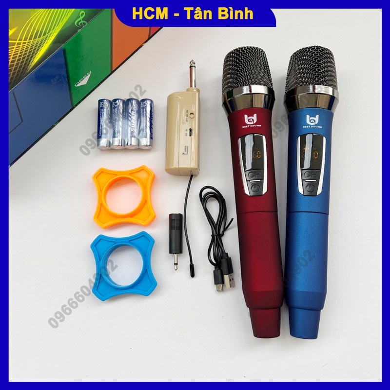 Micro không dây đa năng Ww301 dành cho loa kéo âm ly vang mic loa kéo mic âm ly