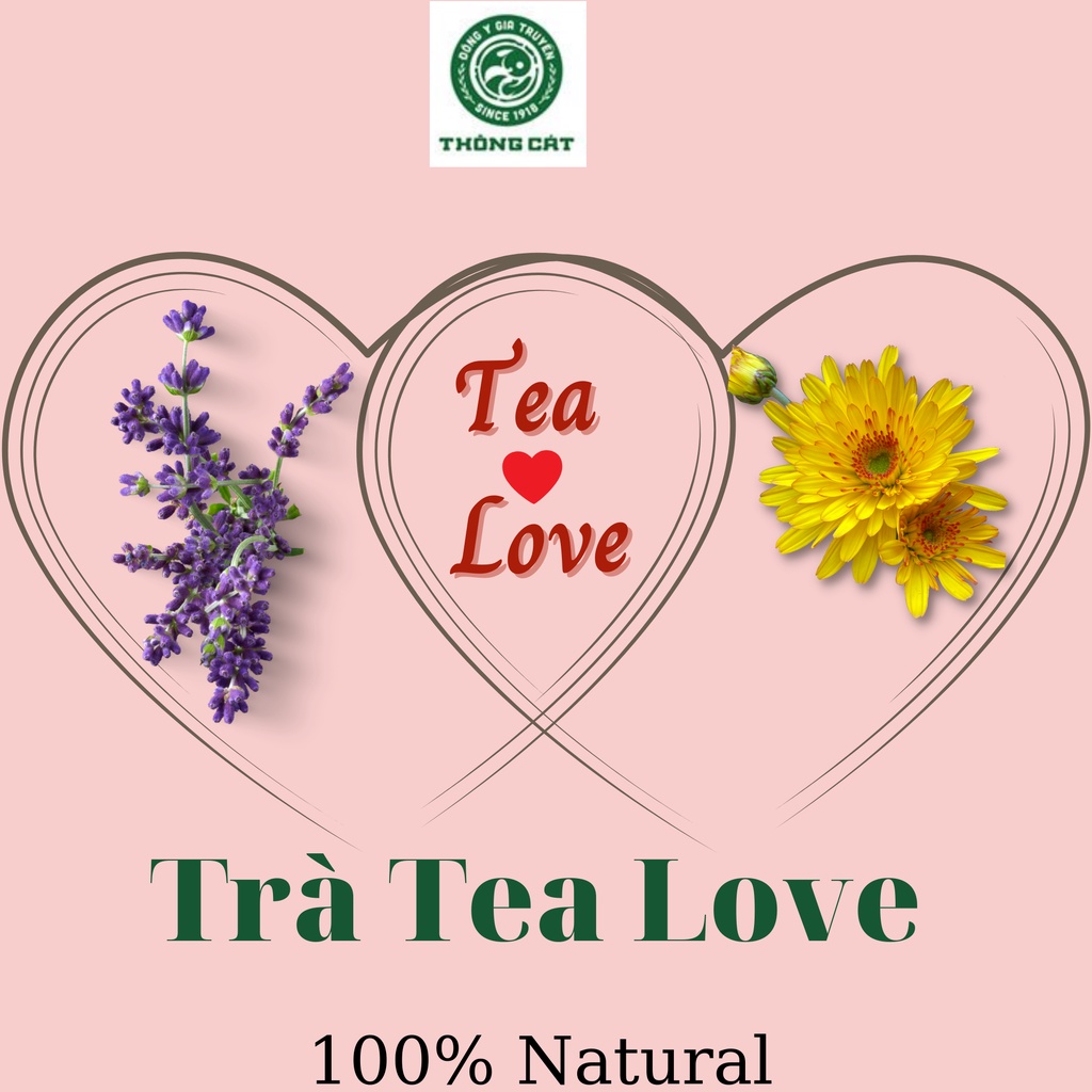 Trà tình yêu Tea Love Thông Cát - Món quà ngọt ngào gửi tặng người mình yêu