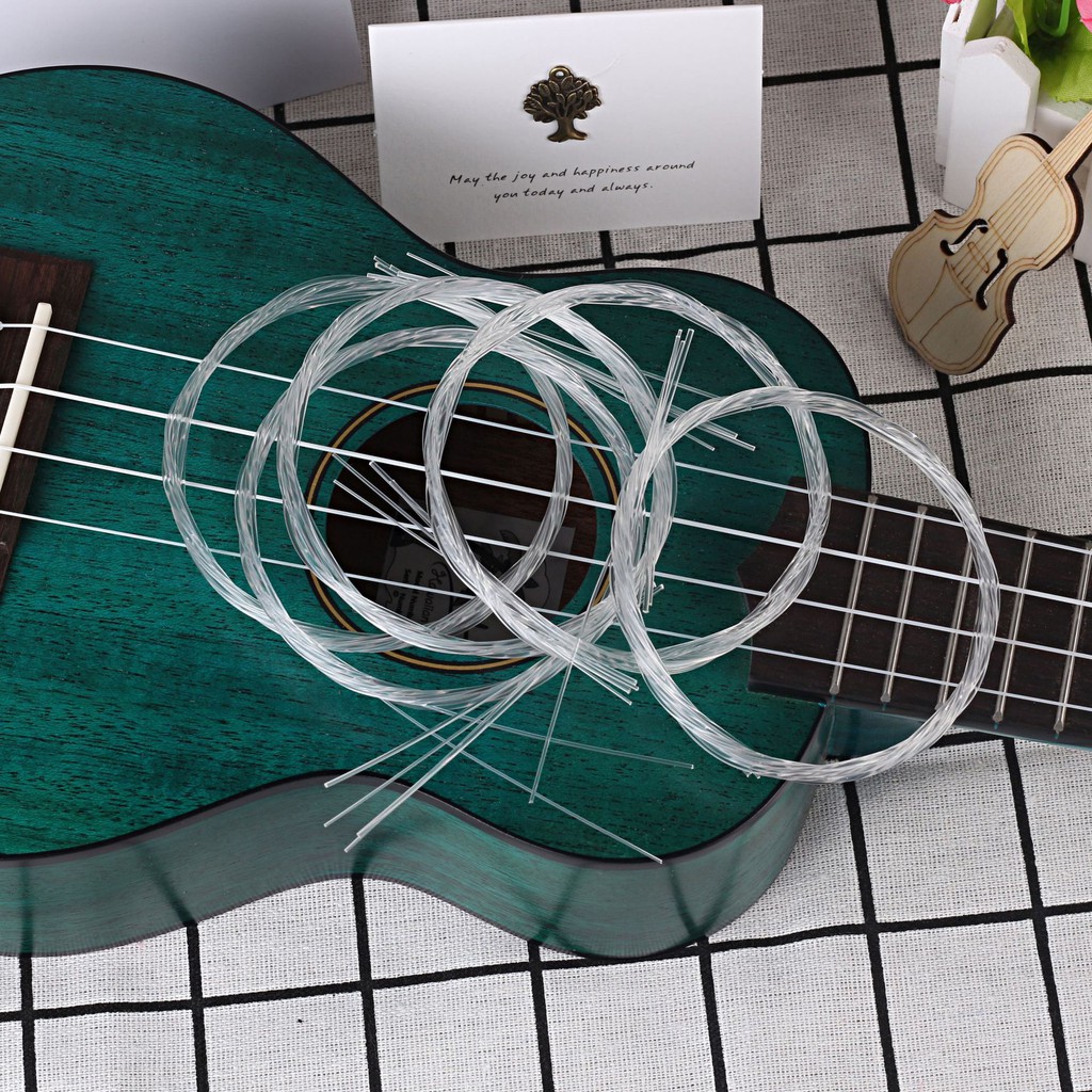 [ĐẶC BIỆT] Dây đàn Ukulele Carbon trong suốt