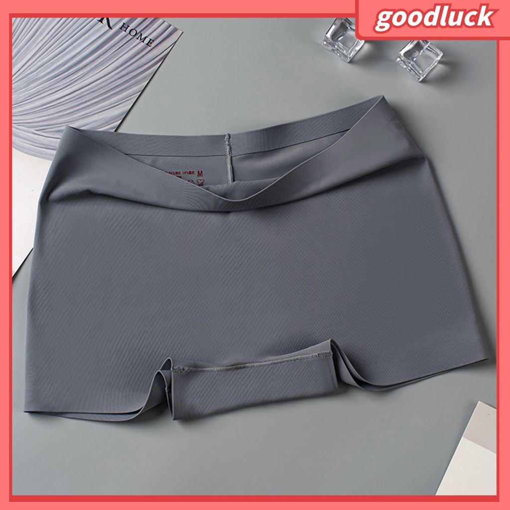 |Áo Thun Cổ Tròn GoLck Thời Trang Cá Tính| Quần An Toàn Mặc Hàng Ngày Bằng Lụa Lạnh Ôm Dáng Thoáng Khí Không Đường May Cho Nữ