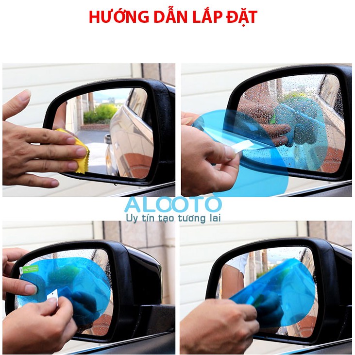 [FREE SHIP] BỘ 2 MIẾNG DÁN CHỐNG BÁM NƯỚC GƯƠNG Ô TÔ