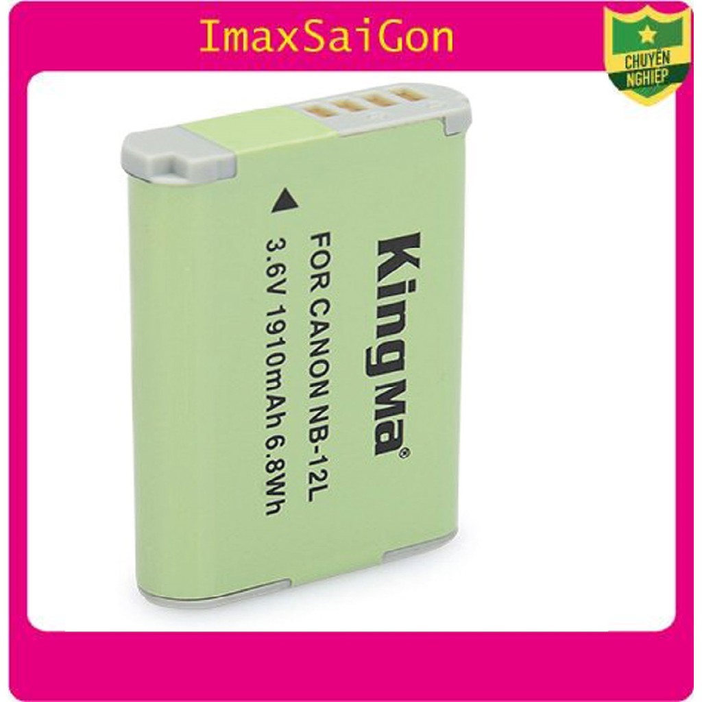 PIN MÁY ẢNH KINGMA FOR CANON NB-12L