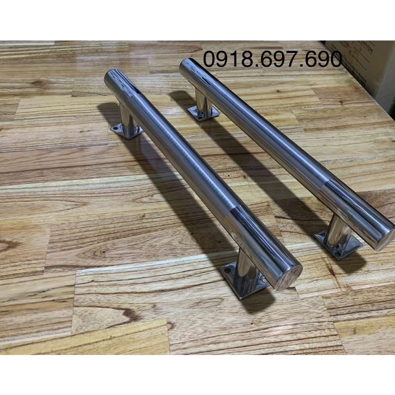 2 cái tay nắm cửa cổng inox 304 cao cấp