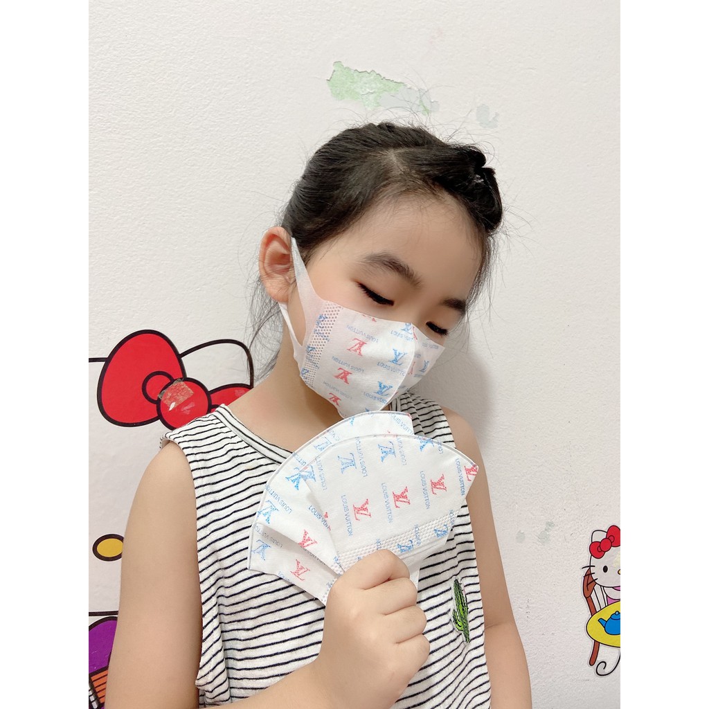 Khẩu trang 3D Mask trẻ em hộp 50 cái kháng khuẩn, có tem niêm phong, đạt tiêu chuẩn ISO và kiểm định Bộ Y Tế