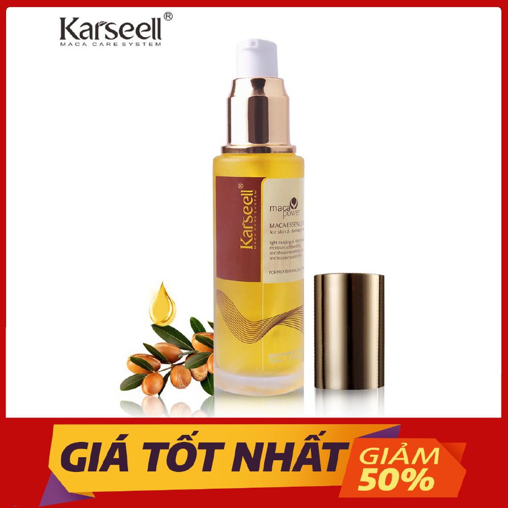 [ Karseell ]Tinh Dầu Dưỡng Tóc Karseell Maca Essence Oil 50ml Chính Hãng