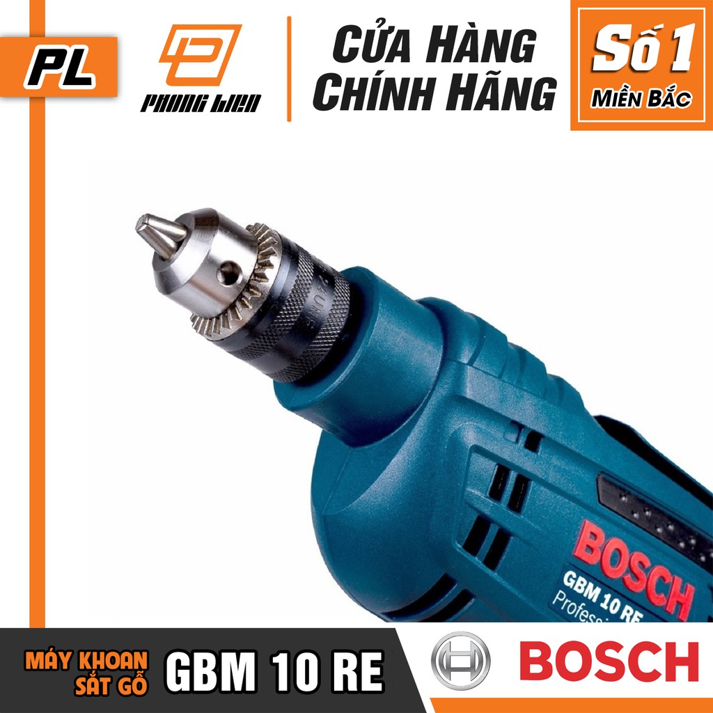 [Chính Hãng] Máy Khoan Bắt Vít Bosch GBM 10 RE (10MM-600W)