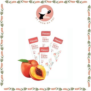 KEM ĐÁNH RĂNG VỊ ĐÀO BẠC HÀ HÀN QUỐC PLEASIA TOTAL CARE PEACH MINT