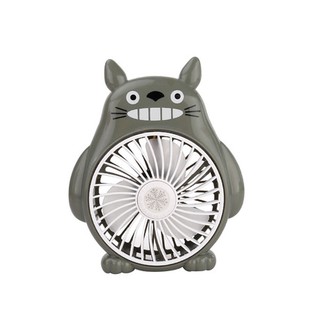 Quạt mini sạc USB để bàn đáng yêu hình Totoro