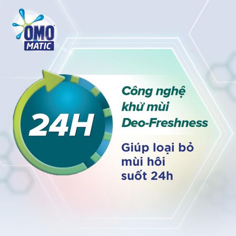 Nước giặt OMO Matic khử mùi 2,3KG (Cho máy giặt cửa trên)